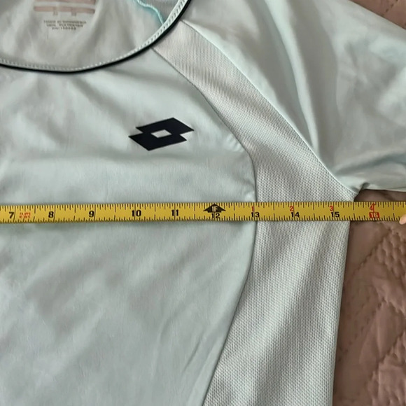 Lotto baby blue 3/4 sleeves top and skort set size XS - Picture 9 of 13